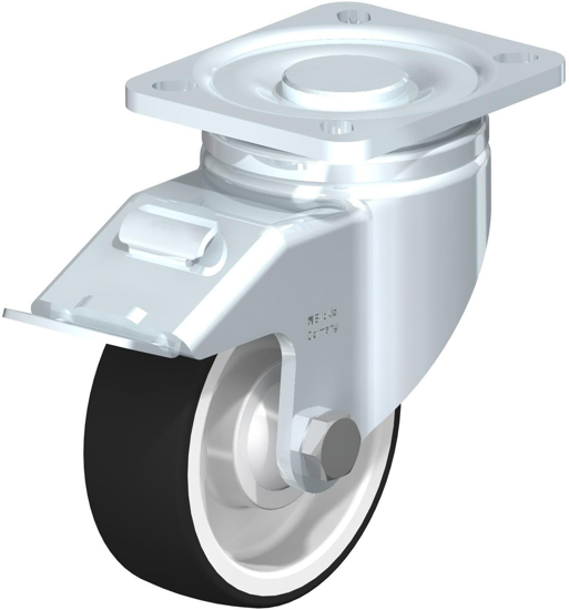 Imagen de RUEDA GIRATORIA 2" POLIURETANO CON FRENO CAPACIDAD 50KG