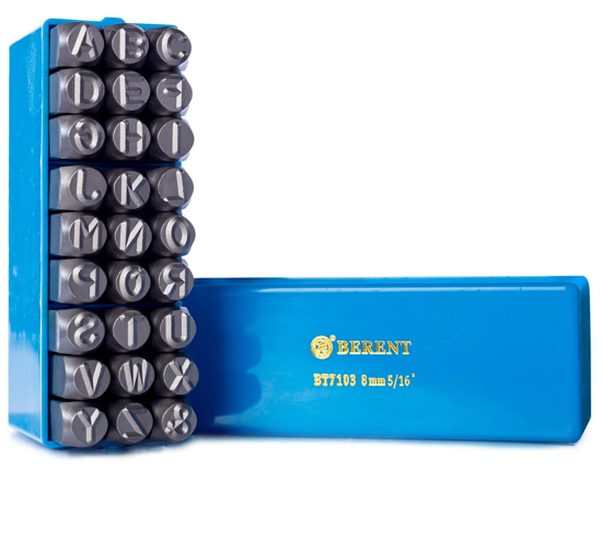 Imagen de JUEGO TROQUEL DE LETRAS BERENT 6MM